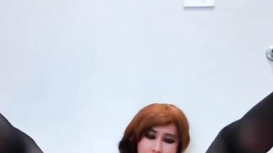 Sissy slut Bess milks herself dry - 11 image