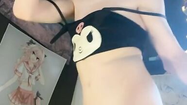 Drooling Femboy Fucked by Dragon toy - 15 image