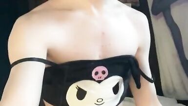 Drooling Femboy Fucked by Dragon toy - 3 image