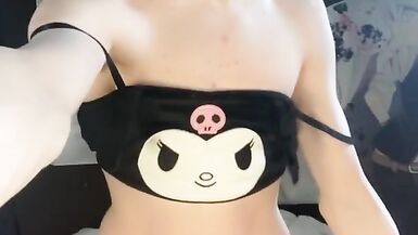 Drooling Femboy Fucked by Dragon toy - 5 image