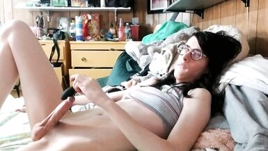 Cumming alot all over myself - 3 image