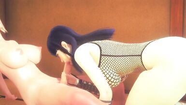 Naruto Hentai Futanari - Hinata and Tsunade Futa Hard Sex - 7 image