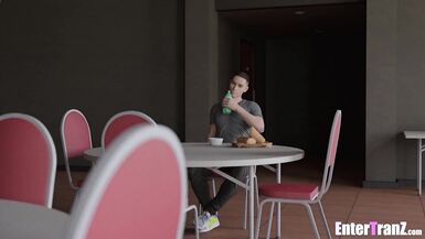 I fucked my hot trans classmate in collage - 2 image