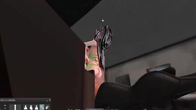 SISSY FEMBOY GAMER FUCKS IN HER ROOM WITH A SHEMALE WITH A BIG COCK, (PART 2) - 10 image