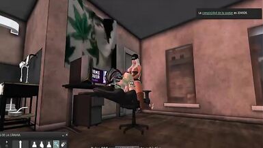 SISSY FEMBOY GAMER FUCKS IN HER ROOM WITH A SHEMALE WITH A BIG COCK, (PART 2)