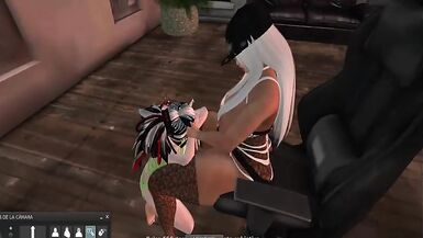 SISSY FEMBOY GAMER FUCKS IN HER ROOM WITH A SHEMALE WITH A BIG COCK, (PART 2) - 14 image