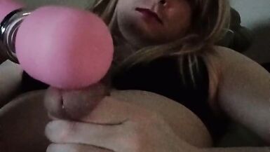 Audrey late night heart plug and cum - 12 image