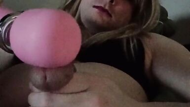 Audrey late night heart plug and cum - 13 image