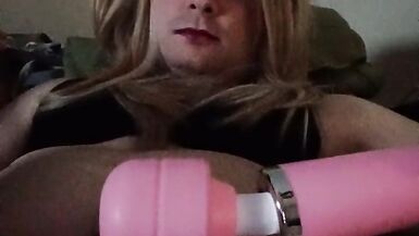 Audrey late night heart plug and cum - 4 image