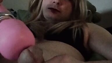 Audrey late night heart plug and cum - 6 image