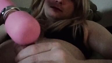 Audrey late night heart plug and cum - 7 image