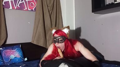 Ava Fox: COSY DEN - It's a little tight in my den tonight (FAKE BOOBS & DILDO PLAY & TRANS) - 6 image