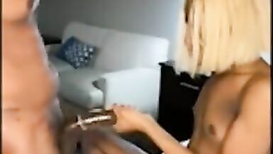 Black Shemale Teen Blowjob - 10 image