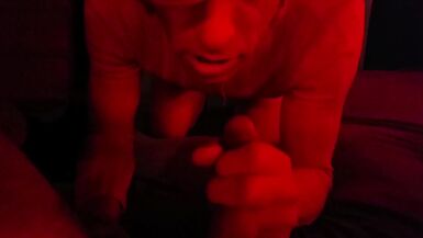 Mary Joe Tranny Slut - MJ getting hard Facefucked, Barebacked and Cum Swallow in POV Fulltime Movie - 4 image