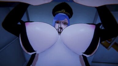 Futa Esdeath, Futa Poison, Futa Meiko fuck night | Male Taker POV swap