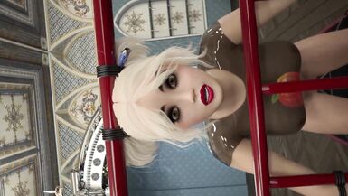 Dominante Dickgirl fucks Android-Girl, BDSM Animated Futa Story, Part 2 - 4 image