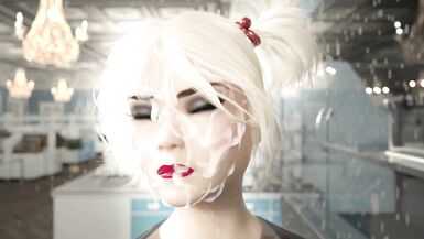 Hot Futanari Story where Dominant Dickgirl fucks Slave-Girl and Cum on Face - 15 image