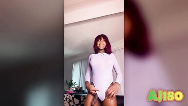 AJ180 is Your Feminine & Beautiful Black Queen, You Live To Worship Her in 4k - 2 image