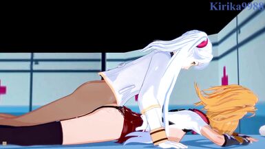 Excellen Browning and Ruri Hoshino have intense futanari sex - SRW IMPACT & Nadesico Hentai - 12 image