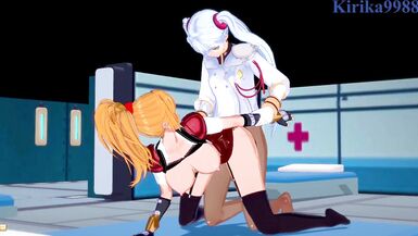 Excellen Browning and Ruri Hoshino have intense futanari sex - SRW IMPACT & Nadesico Hentai - 9 image