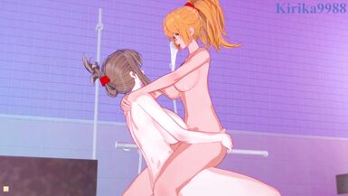 Excellen Browning and Chitose Kisaragi have intense futanari sex - SRW IMPACT & V Hentai - 5 image