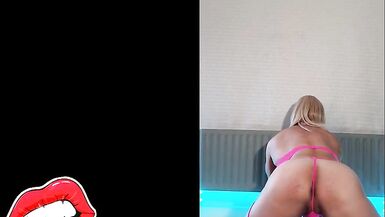 Pink Playtime- Crossdresser Showing Body - 8 image