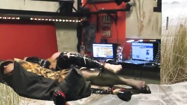 Marina Fucks her Sexdoll Samantha! - 2 image