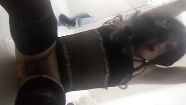 Cute Colombian shemale enjoys and gets excited with dildo in her ass - 10 image