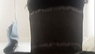 Cute Colombian shemale enjoys and gets excited with dildo in her ass - 6 image