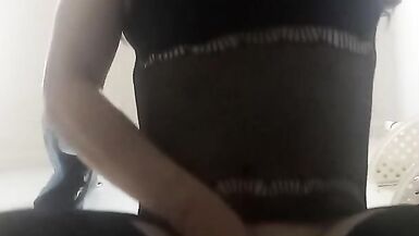 Cute Colombian shemale enjoys and gets excited with dildo in her ass - 9 image