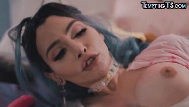 Tgirl toying tight ass before rimjob and fucking boyfriend - 8 image