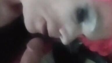 throat of bbw sissy milf slut used by big cock - 13 image