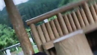 Female Outdoors, Leather Skirt, High Heels, Masturbation, Beautiful Legs, Leg Fetish, Black Pantyhos - 9 image