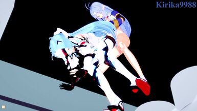 KOS-MOS and Suzuka-Hime have intense futanari sex - Xenosaga & SRW OG Saga: Endless Frontier Hentai - 10 image