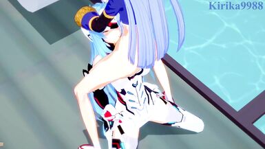 KOS-MOS and Suzuka-Hime have intense futanari sex - Xenosaga & SRW OG Saga: Endless Frontier Hentai - 2 image