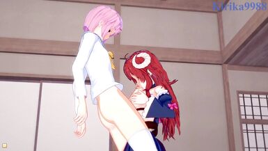 Shamiko and Chiyoda have intense futanari sex - The Demon Girl Next Door Hentai - 3 image