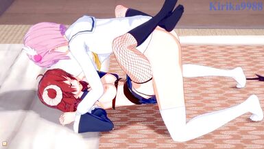 Shamiko and Chiyoda have intense futanari sex - The Demon Girl Next Door Hentai - 7 image