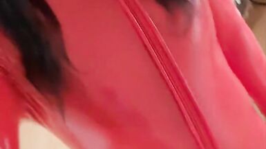 The Little Sissy in Red lack Outfit - 7 image