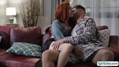 Small tits ts Ariel Demure deepthroats bigcock and barebacked - 2 image