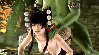 Futa Orc x Witch ANAL - 1 image