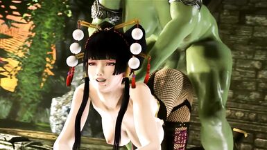 Futa Orc x Witch ANAL - 9 image