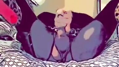 Little Black & White Dress coming off - 15 image