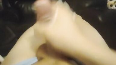 cute blue knee high socks and panties  - 8 image