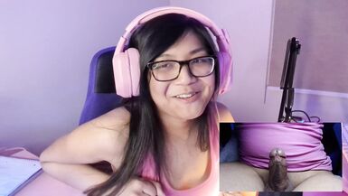 Masturbate with a Cute Asian Transgirl - JOI - 10 image