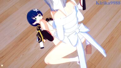 Yozakura and Yumi have intense futanari sex in a deserted shrine. - Senran Kagura Hentai - 5 image