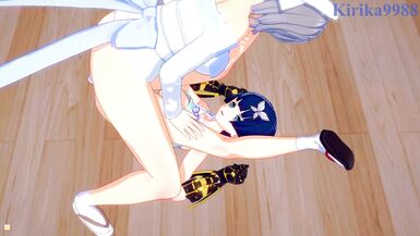 Yozakura and Yumi have intense futanari sex in a deserted shrine. - Senran Kagura Hentai - 7 image