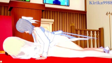 Ryona and Yumi have intense futanari sex in a church. - Senran Kagura Hentai - 15 image