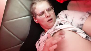 Little slutty Transgirl masturbating after taking estrogen - 15 image