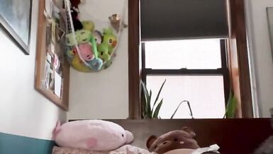 NONBINARY CATGIRL SOLO FUCK AND FISHNET ASMR - 8 image