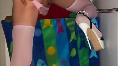 Looking for a top and bending squatting and teasing - 11 image